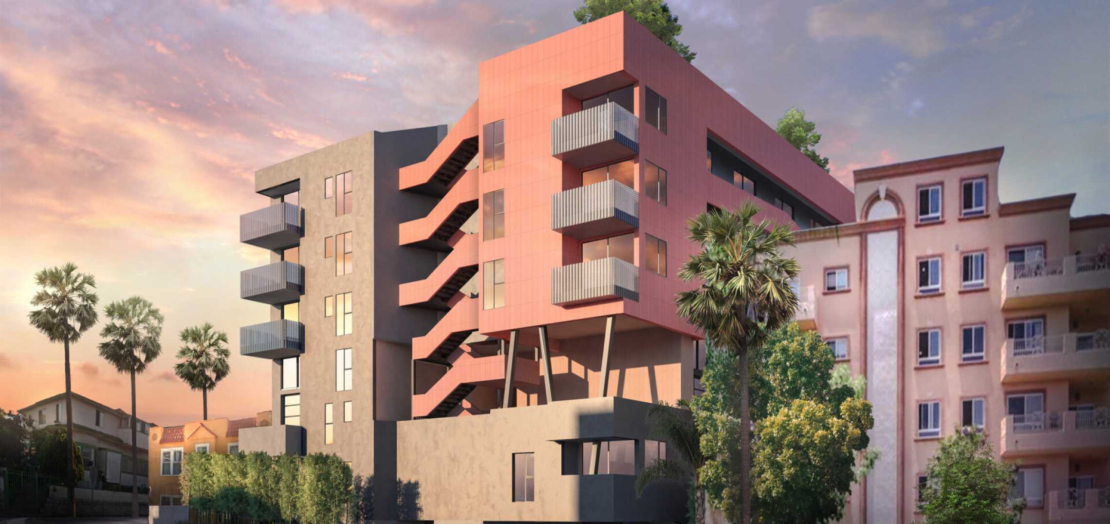 Sixstory, 50unit apartment complex rising in PicoUnion Urbanize LA
